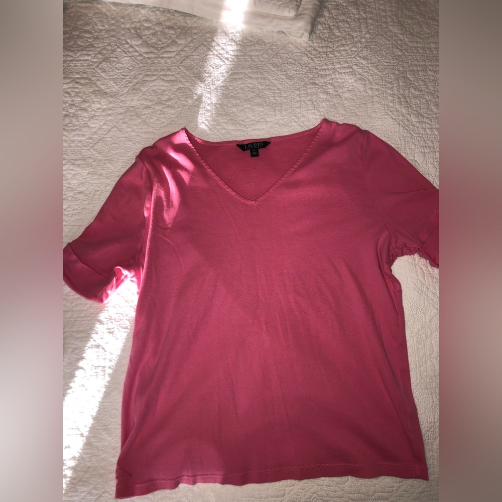 Ralph Lauren Pink Sweater Top